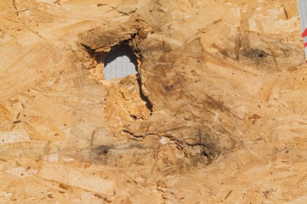 Damaged OSB.  Leakage was localized but still need to be redone.