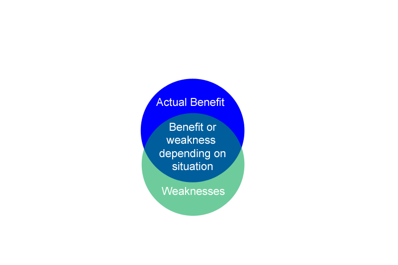 Slide 2 - Benefits and weaknesses