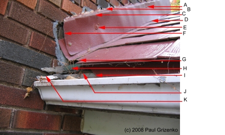 Example of poor detailing on an aluminum roof install.