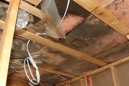 Water on vapour barrier_0916